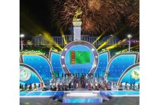 Arkadag şäherinde dabaraly konsert guraldy