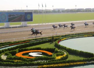Aşgabat atçylyk sport toplumynda baýramçylyk dabaralary geçirildi