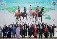 Türkmenistanyň Prezidentiniň gatnaşmagynda Halkara ahalteke atçylyk assosiasiýasynyň XVI mejlisi geçirildi