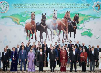 Türkmenistanyň Prezidentiniň gatnaşmagynda Halkara ahalteke atçylyk assosiasiýasynyň XVI mejlisi geçirildi