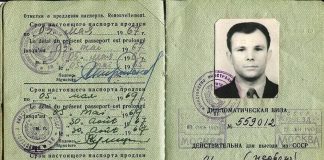 Gagariniň diplomatik pasporty satylar