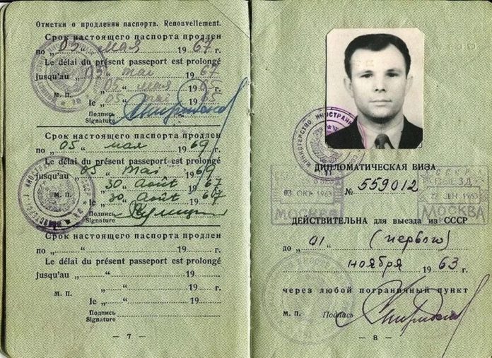 gagarin passport