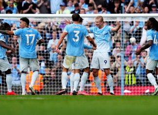 “Mançester Siti” ýeňişlerine ýeňiş goşýar, “Arsenal” 3 ýyldan soň 3 gol geçirtdi