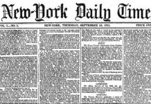 «New-York Daily Times» gazeti esaslandyrylýar