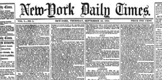 «New-York Daily Times» gazeti esaslandyrylýar