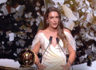 Aleksia Putelýas zenanlaryň arasyndaky “Altyn top” baýragynyň eýesi