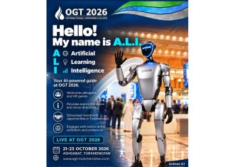 OGT 2026-nyň myhmanlaryny adamsypat robot garşy alar