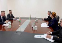 Belarus Respublikasynyň Türkmenistandaky Ilçisi bilen duşuşyk geçirildi