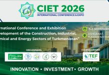 Turkmenistan expect 800 delegates from 60 countries to participate CIET 2026 in Ashgabat