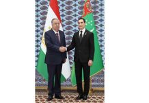 Türkmenistanyň Prezidenti Täjigistan Respublikasynyň Prezidenti bilen duşuşdy