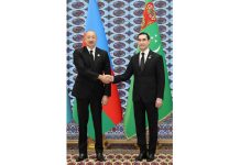 Türkmenistanyň Prezidenti Azerbaýjan Respublikasynyň Prezidenti bilen duşuşdy