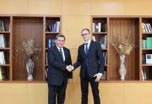 Türkmenistanyň Daşary işler ministri BSGG-niň Türkmenistandaky ýurt boýunça edarasynyň ýolbaşçysy bilen duşuşdy