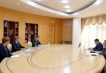 Türkmenistanyň Daşary işler ministriniň we BMG-niň Ösüş maksatnamasynyň Türkmenistandaky hemişelik wekiliniň arasynda duşuşyk geçirildi