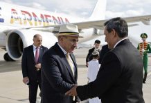 Ermenistan Respublikasynyň Premýer-ministri Nikol Paşinýan Türkmenistana geldi