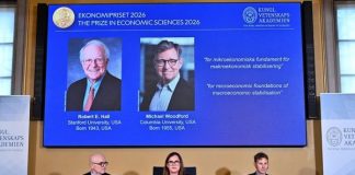 Ykdysadyýet boýunça Nobel baýragynyň eýeleri mälim edildi