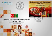 Türkiýe Respublikasy-Türkmenistan umumy poçta markasy çykaryldy