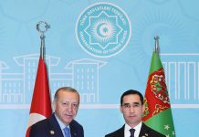 Türkmenistanyň Prezidenti bilen Türkiýe Respublikasynyň Prezidentiniň arasynda duşuşyk geçirildi
