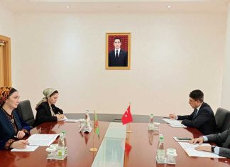 Türkiýe Respublikasynyň Ilçisi bilen duşuşyk geçirildi