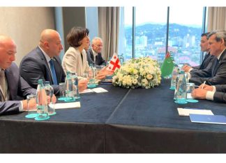 Türkmenistanyň we Gruziýanyň daşary işler ministrleri duşuşdy