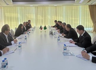 Министр иностранных дел Туркменистана провел встречу с Министром дорог и городского развития Исламской Республики Иран