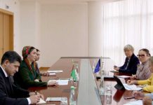 Türkmenistanyň Daşary işler ministriniň orunbasary bilen Ýewropa Bilim gaznasynyň direktorynyň arasynda duşuşyk geçirildi