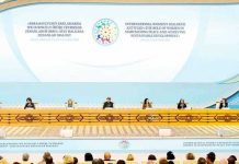 «Parahatçylygy saklamakda we durnukly ösüşe ýetmekde zenanlaryň orny» atly halkara zenanlar dialogy geçirildi